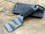 Micro Bug Out Blade w/Stripes/Rubber